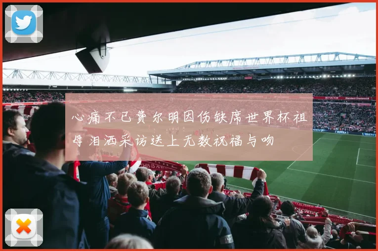心痛不已费尔明因伤缺席世界杯祖母泪洒采访送上无数祝福与吻